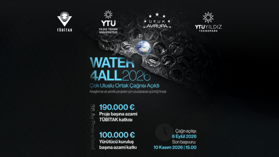 Ufuk Avrupa Water4All 2026 Çağrısı başvurulara açıldı